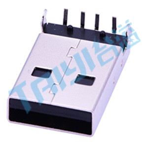 215&nbsp;USB&nbsp;A型&nbsp;4觸點(diǎn)&nbsp;90°插件&nbsp;公座