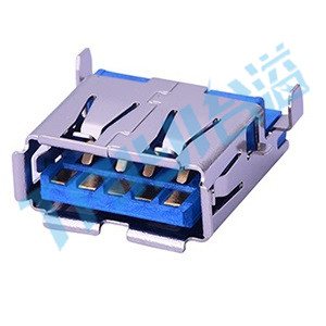 324&nbsp;USB&nbsp;A型&nbsp;9觸點&nbsp;臥貼&nbsp;母座&nbsp;(3