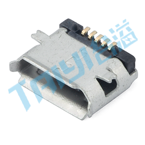 401&nbsp;Micro&nbsp;USB&nbsp;臥貼&nbsp;5觸點(diǎn)&nbsp;母座(