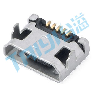 466&nbsp;Micro&nbsp;USB&nbsp;臥貼&nbsp;5觸點(diǎn)&nbsp;母座