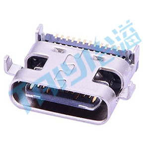 604&nbsp;USB3.1&nbsp;C型&nbsp;24觸點(diǎn)&nbsp;臥貼&nbsp;母座