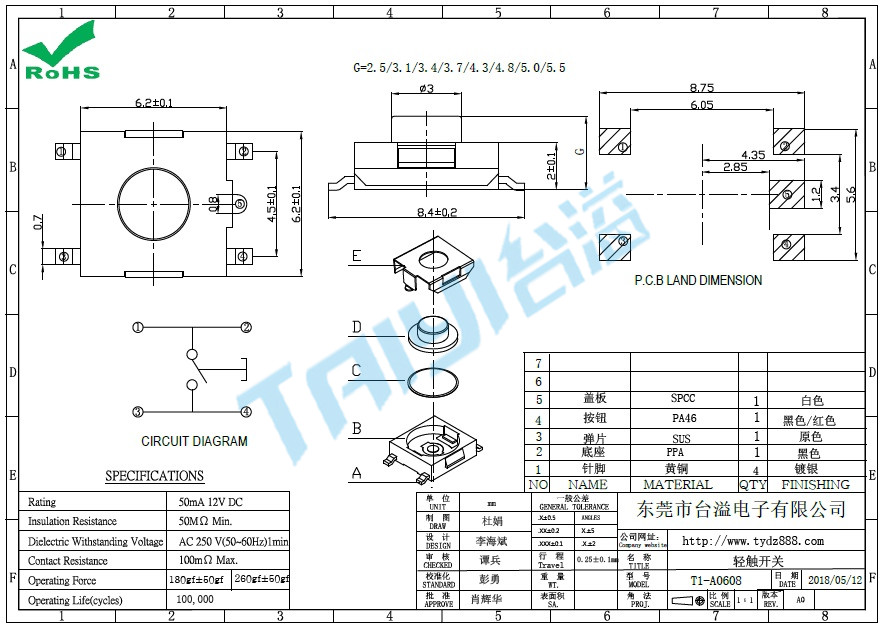 6.2*6.4 輕觸T1-A0608